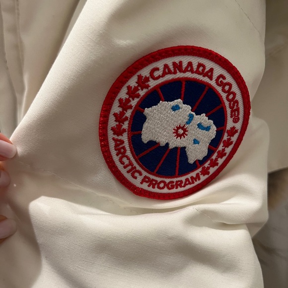 Canada Goose White Down Coat - Picture 2 of 5